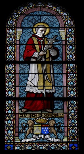 밀라노의 성 가롤로 보로메오_photo by GO69_in the Church of Saint-Andre in Loheac_France.jpg